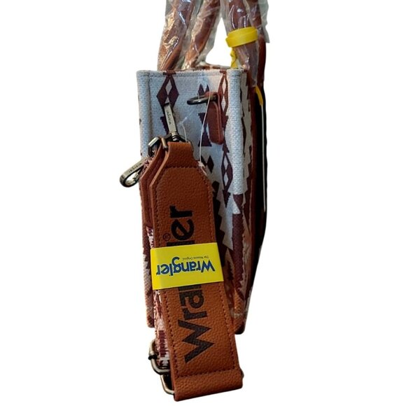 Wrangler Southwestern Aztec Tote Bag Shoulder Strap Dust Bag Montana West WG2203 - Picture 7 of 11